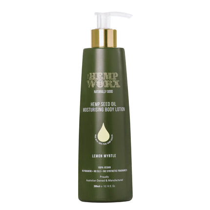 The Hemp Worx Body Lotion – Lemon Myrtle 300ml