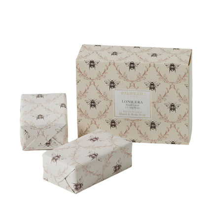 Pilbeam Living Lonicera Scented Soap Gift Set of 2 French Pear & Vanilla Scent