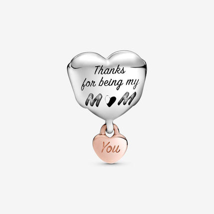 Pandora Love You Mum Heart Charm - OhYouLuckyDuck.com.au