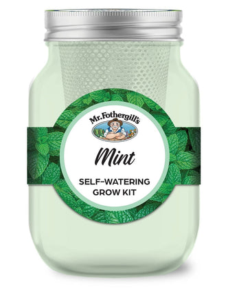 Mr. Fothergills Spearmint Self-Watering Mason Jar Grow Kit