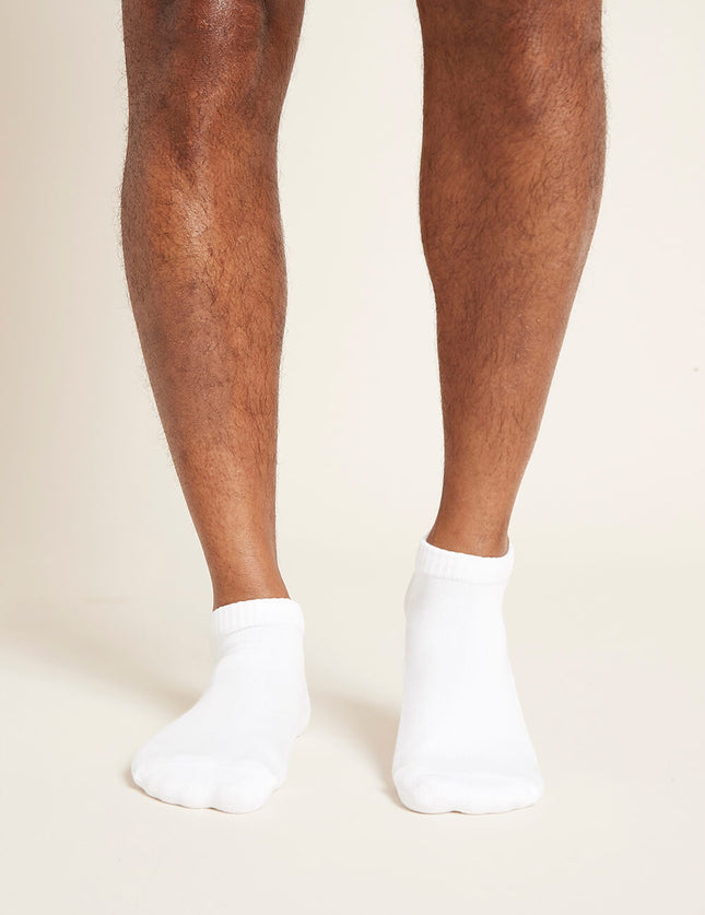 Boody Mens Ankle Sock White 6-11 - OhYouLuckyDuck.com.au