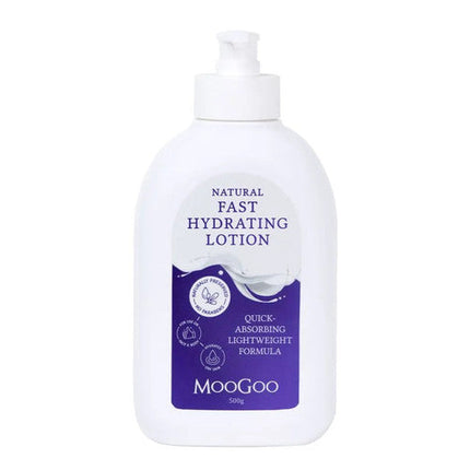 MOOGOO FAST HYDRATING SOOTHING LOTION 500G - OhYouLuckyDuck.com.au