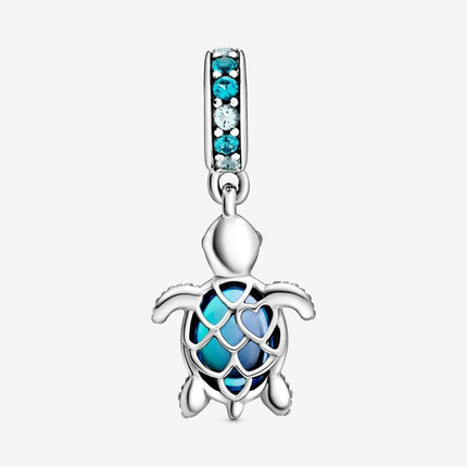 Pandora Murano Glass Sea Turtle Dangle Charm - OhYouLuckyDuck.com.au