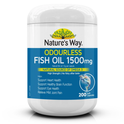 Nature's Way Fish Oil 1500Mg Capsules 200
