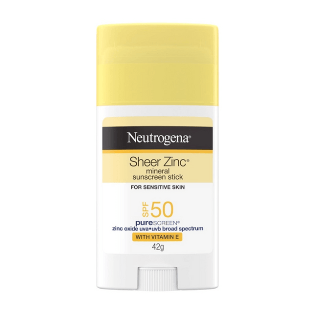 Neutrogena Sheer Zinc Mineral Sunscreen Stick SPF50 42g