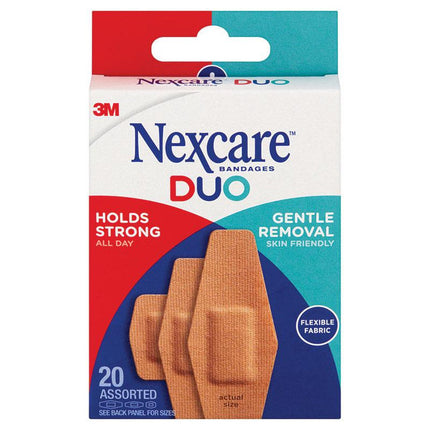NexCare Duo Fabric Assorted 20 Pack - OhYouLuckyDuck.com.au