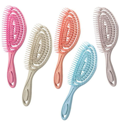 BodyTools Wheat Straw Eco Friendly Detangling Hair Brush for Wet and Dry Hair Large