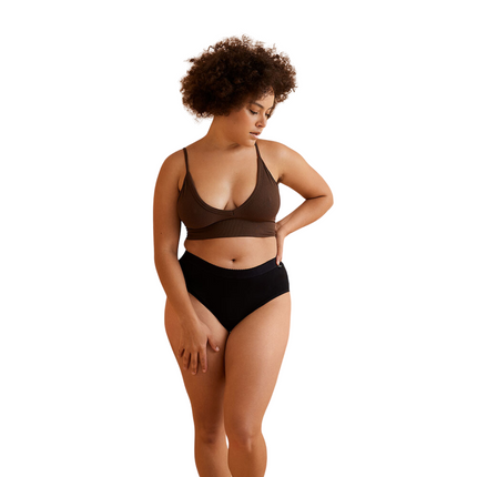Tom Period Brief Organic Midrise Blk L 1X8