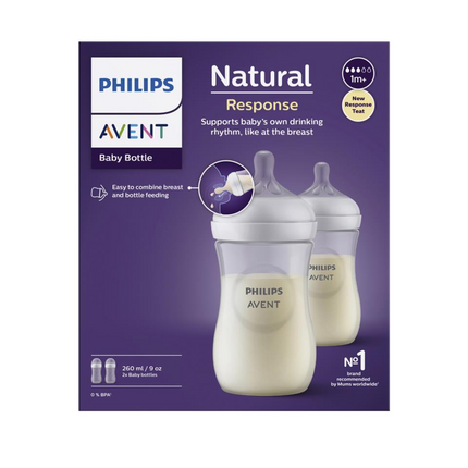 Avent Bottle Natural Response 260ML 2-Pack