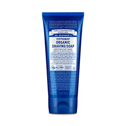 Dr Bronners Organic Shaving Soap Peppermint 207ML
