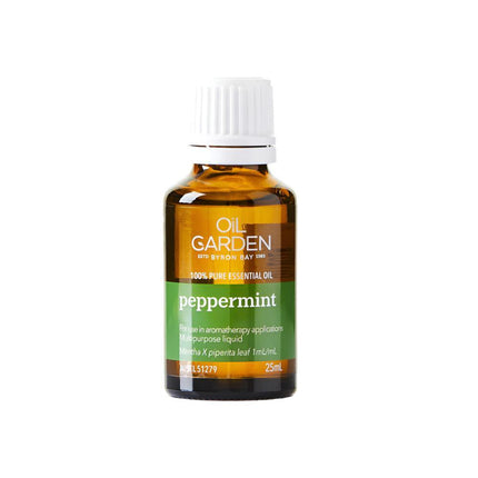 Oil Garden Peppermint Pure Essential Oil 25mL - OhYouLuckyDuck.com.au