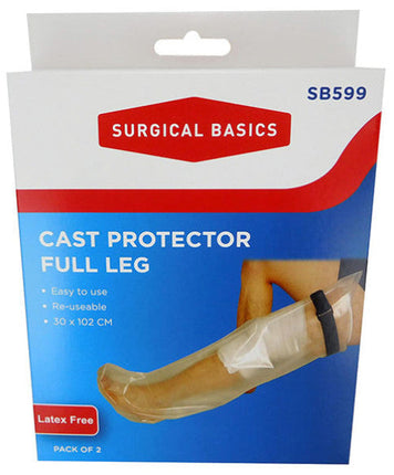 Surgical Basics Cast Protector Half Leg 30x72cm 2 Pack