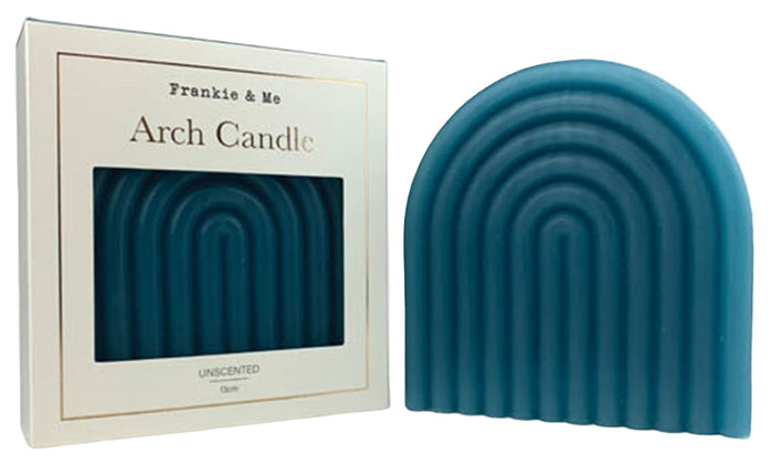 Frankie & Me Candle Arch 15CM Teal