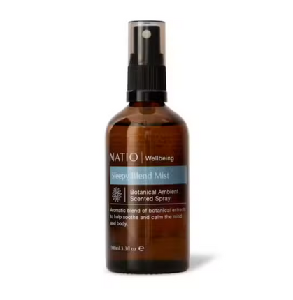Natio Wellbeing Ambient Scented Spray Sleepy Blend Mist 100ML - OhYouLuckyDuck.com.au