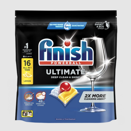 Finish Dishwashing Tablets Ultimate All In 1 100Pk