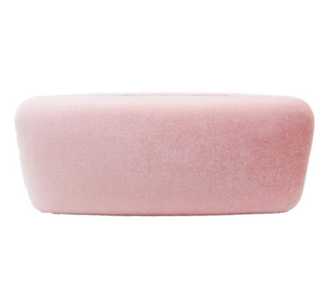 Wicked Sista Velvet Eyewear Case Soft Pink