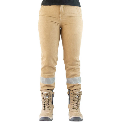 Saint Works Womens Hi-Vis Chino Light Stone