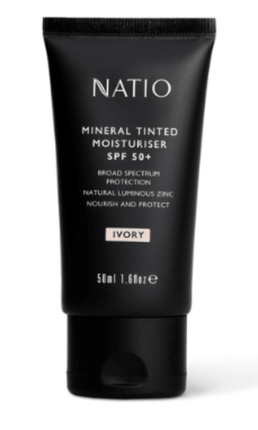 Natio Tinted Moisturiser Spf50+ Ivory