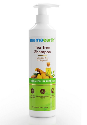 Mamaearth Tea Tree Anti Dandruff Shampoo, With Tea Tree & Ginger Oil, 250ml