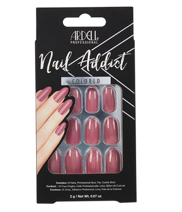 Ardell Addict Premium Artificial Nail Set, Sweet Pink