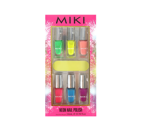 Miki Neon Nail Polish Set