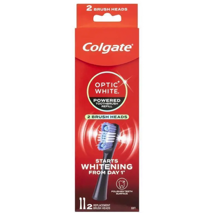 Colgate Optic White Power Toothbrush Refill Soft 2 Pack