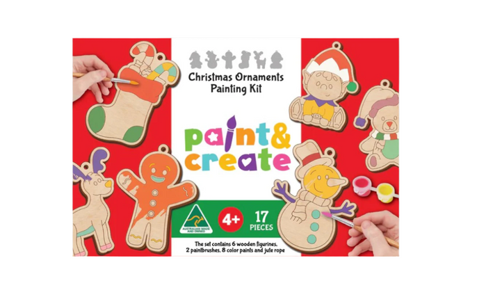 Artico Paint and Create Christmas Ornaments Kit