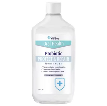 Henry Blooms Probiotic Mouthwash Protect and Repair 375ML