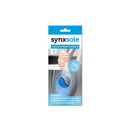 Synxsole Plantar Fasciitis Insoles Large