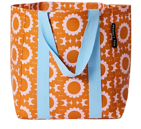 Project Ten Geo Floral Shopper Tote