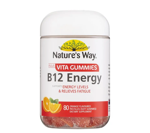 Nature's Way VitaGummies Vitamin B12 Energy Support 80 Gummies