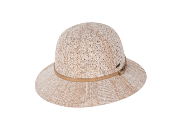Cassie Short Brim Bucket Hat Natural One Size