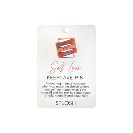 Splosh Self Love Keepsake Pin