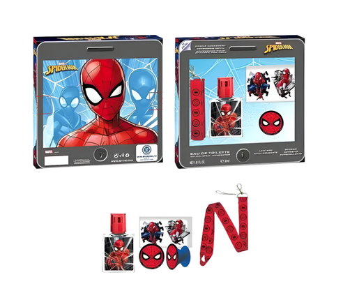 Marvel Spiderman Kids Gift Set EDT 30ML & Sticker & Key Ring & Mobile Phone Holder