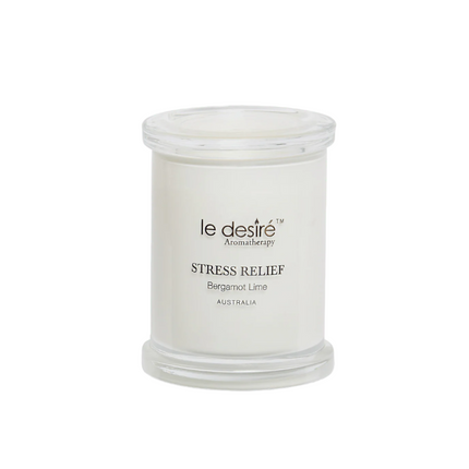Le Desire Aromatherapy Soy Candle Stress Relief Bergamot Lime
