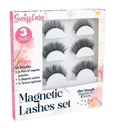 SwissCare Magnetic Eyelashes Set - 3 Pack - OhYouLuckyDuck.com.au