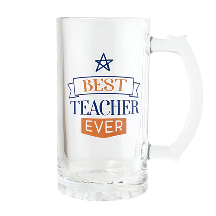 Splosh Teacher Beer Glass Best Teacher