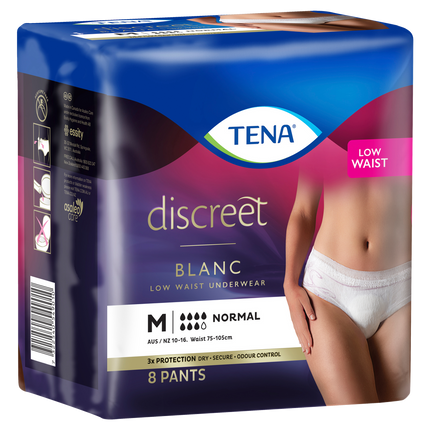 Tena Pants Discreet Women Medium 8 Packs