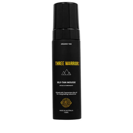 Three Warriors Self Tan Mousse 150Ml