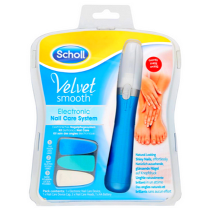 Scholl Velvet Smooth Nail System Blue