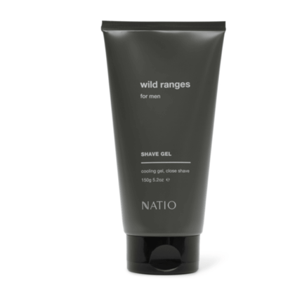 Natio Wild Ranges For Men Shave Gel 150 ml - OhYouLuckyDuck.com.au