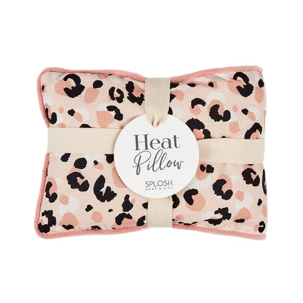 Splosh Wellness Blush Leopard Heat Pillow