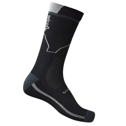 WickTX Coolmax Mid Length Reflective Sock Black/Slate