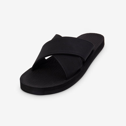 Indosole Women Cross Sandal Black Size 10 to 11