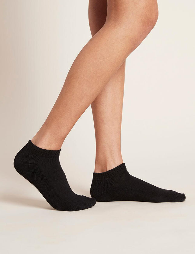 Boody Low Cut Sock Black 3-9 - OhYouLuckyDuck.com.au