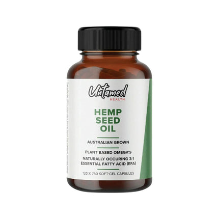 Untamed Health Hemp Seed Oil 120 Capsules