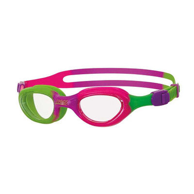 Zoggs Little Super Seal Goggles Seal Green/Purple/Pink