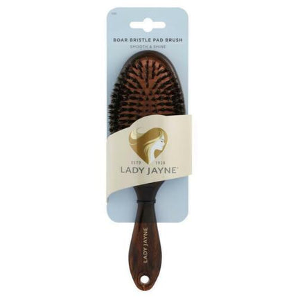 Lady Jayne Boar Bristle Pad Brush - Large - OhYouLuckyDuck.com.au