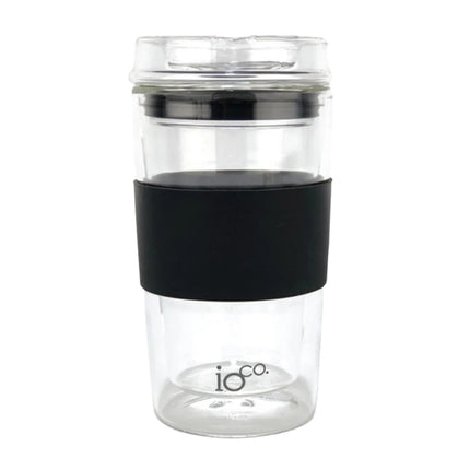 IOCO Glass Travel Mug Black Night 12OZ