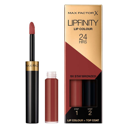 Max Factor Lipstick Lipfinity 191 Stay Bronzed